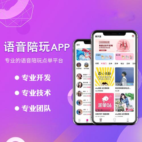 陪玩App定制开发公众号小程序开发源码