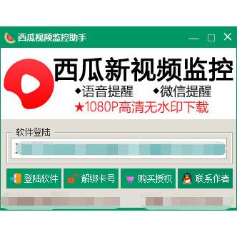 【西瓜监控新作品助手】